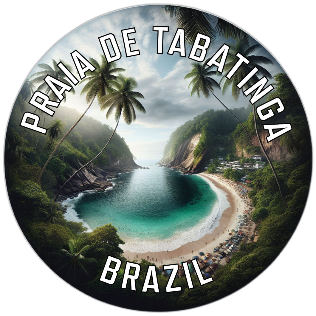 Praia de Tabatinga Souvenir Die Cut Flat Magnet 2-Inch