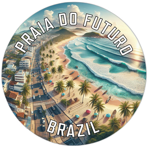 Praia do Futuro Souvenir Vinyl Decal Sticker 6-Inch