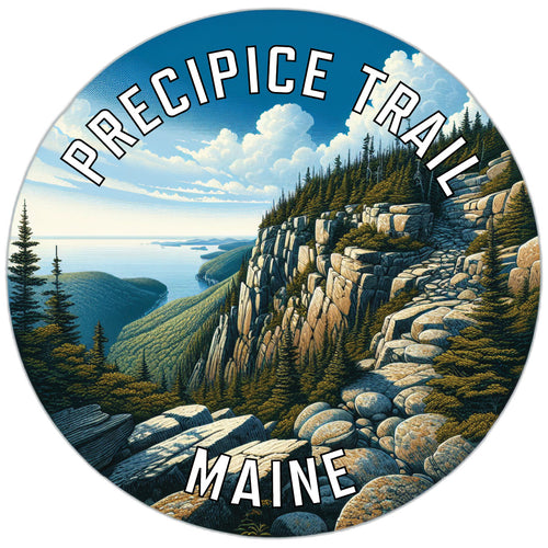 Precipice Trail Souvenir Die Cut Flat Magnet 2-Inch
