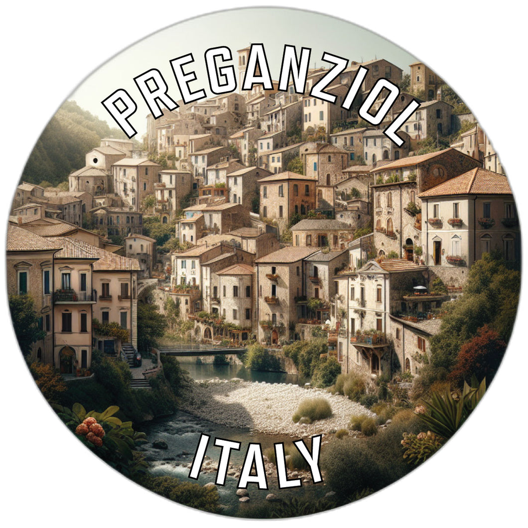 Preganziol Italy Souvenir Die Cut Flat Magnet 4-Inch
