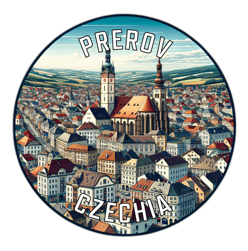 Prerov Czechia Souvenir Vinyl Decal Sticker 2-Inch