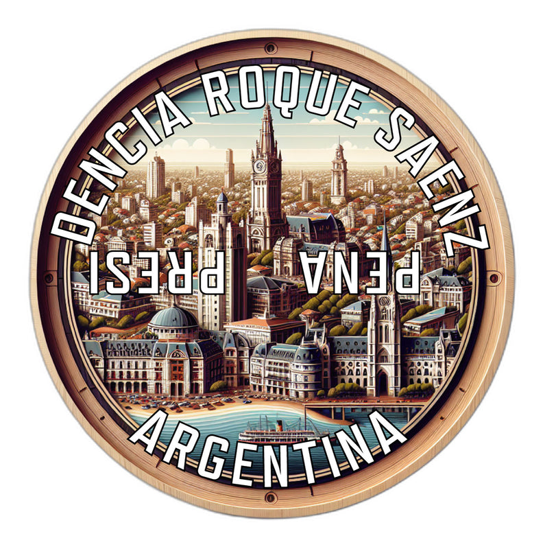 Presidencia Roque Saenz Pena Argentina Souvenir Die Cut Flat Magnet 3-Inch
