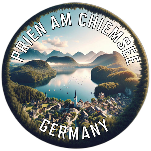Prien am Chiemsee Germany Souvenir Die Cut Flat Magnet 6-Inch