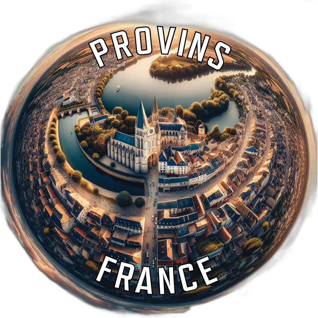 Provins France Souvenir Vinyl Decal Sticker 6-Inch