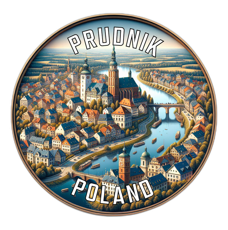 Prudnik Poland Souvenir Vinyl Decal Sticker 2-Inch