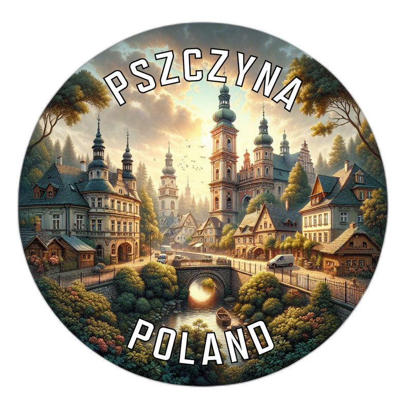Pszczyna Poland Souvenir Vinyl Decal Sticker 2-Inch