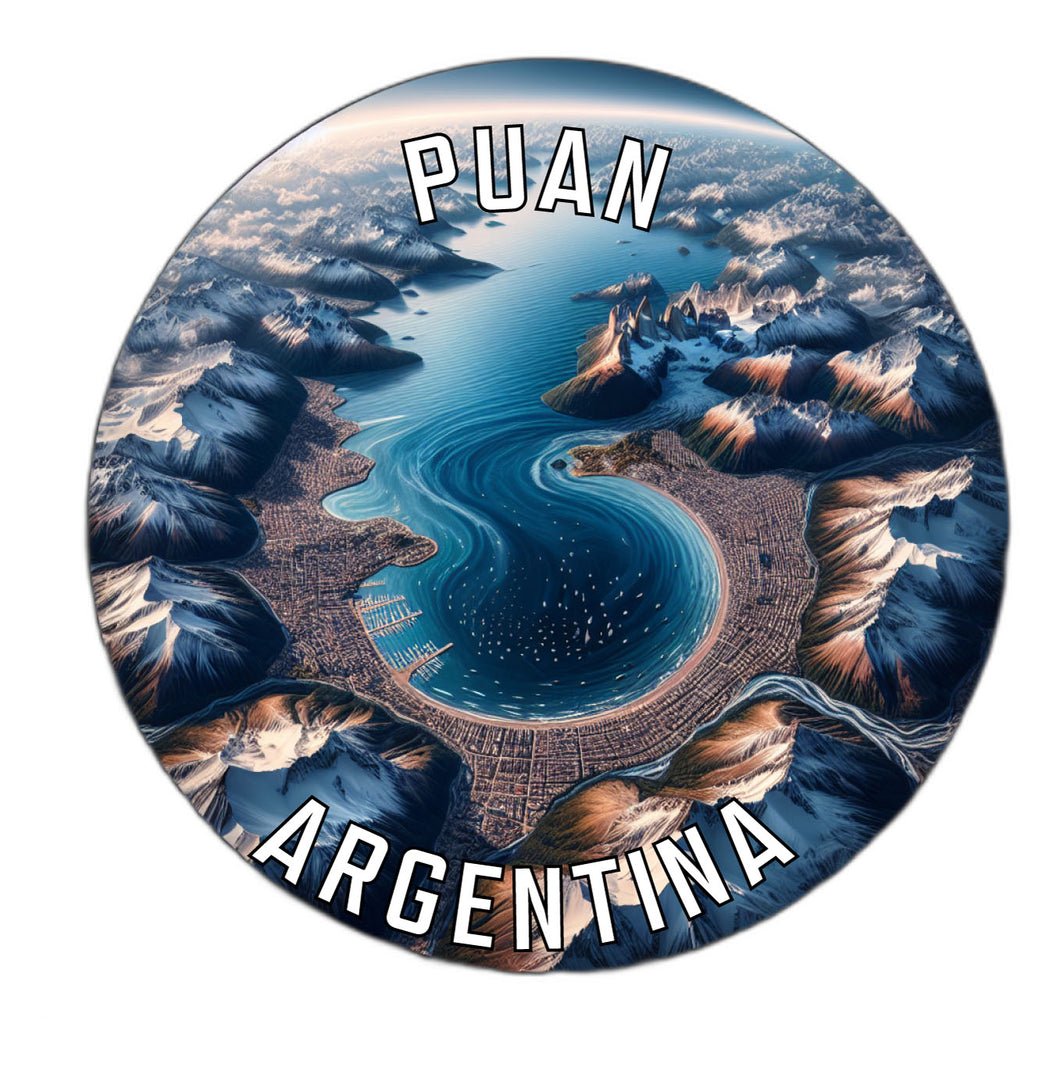 Puan Argentina Souvenir Die Cut Flat Magnet 6-Inch