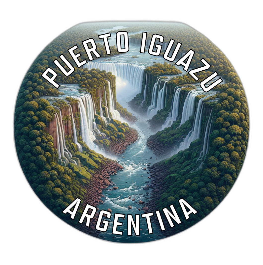 Puerto Iguazu Argentina Souvenir Die Cut Flat Magnet 6-Inch