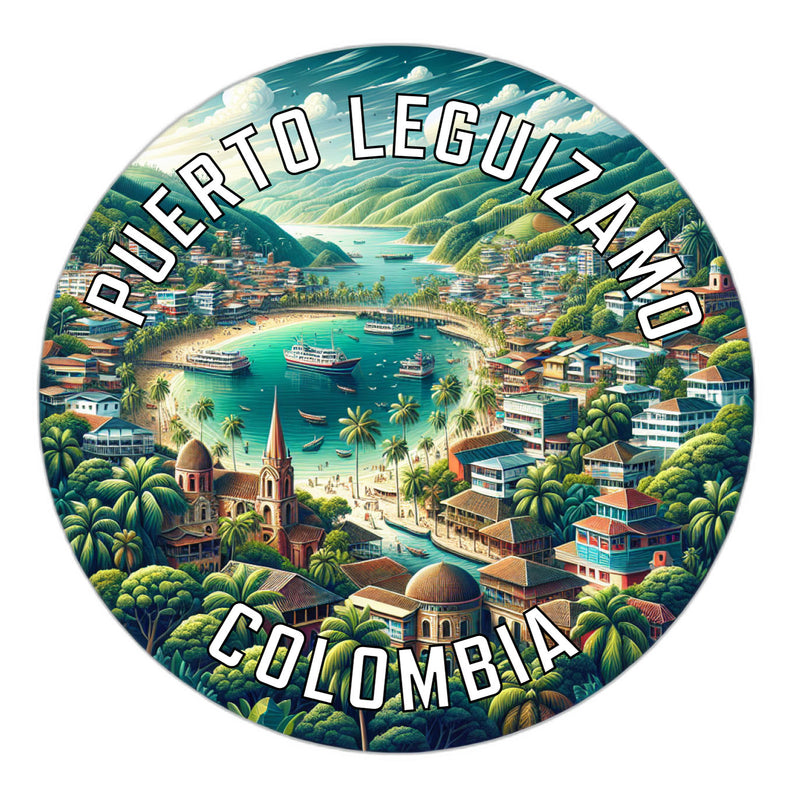Puerto Leguizamo Colombia Souvenir Vinyl Decal Sticker 6-Inch