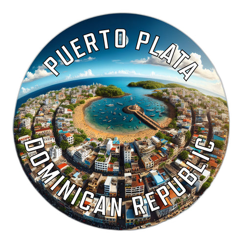 Puerto Plata Dominican Republic Souvenir Vinyl Decal Sticker 2-Inch