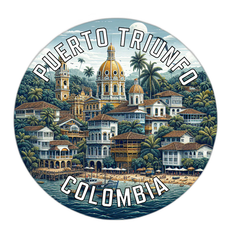 Puerto Triunfo Colombia Souvenir Vinyl Decal Sticker 2-Inch