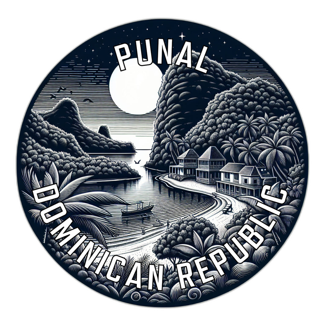 Punal Dominican Republic Souvenir Die Cut Flat Magnet 6-Inch