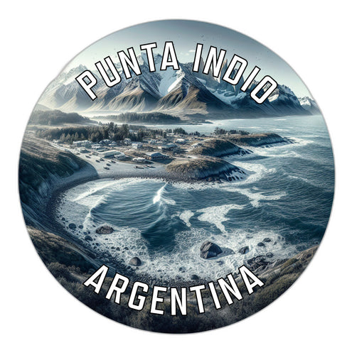 Punta Indio Argentina Souvenir Die Cut Flat Magnet 6-Inch