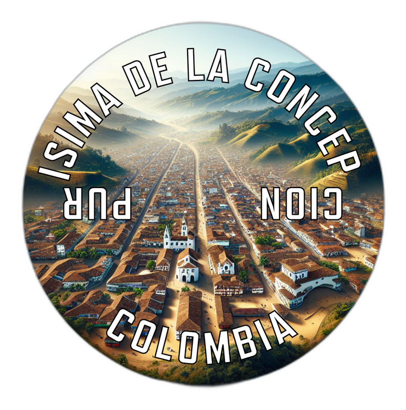 Purisima de la Concepcion Colombia Souvenir Vinyl Decal Sticker 2-Inch