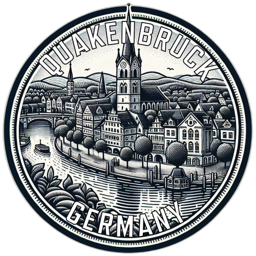 Quakenbruck Germany Souvenir Vinyl Decal Sticker 2-Inch