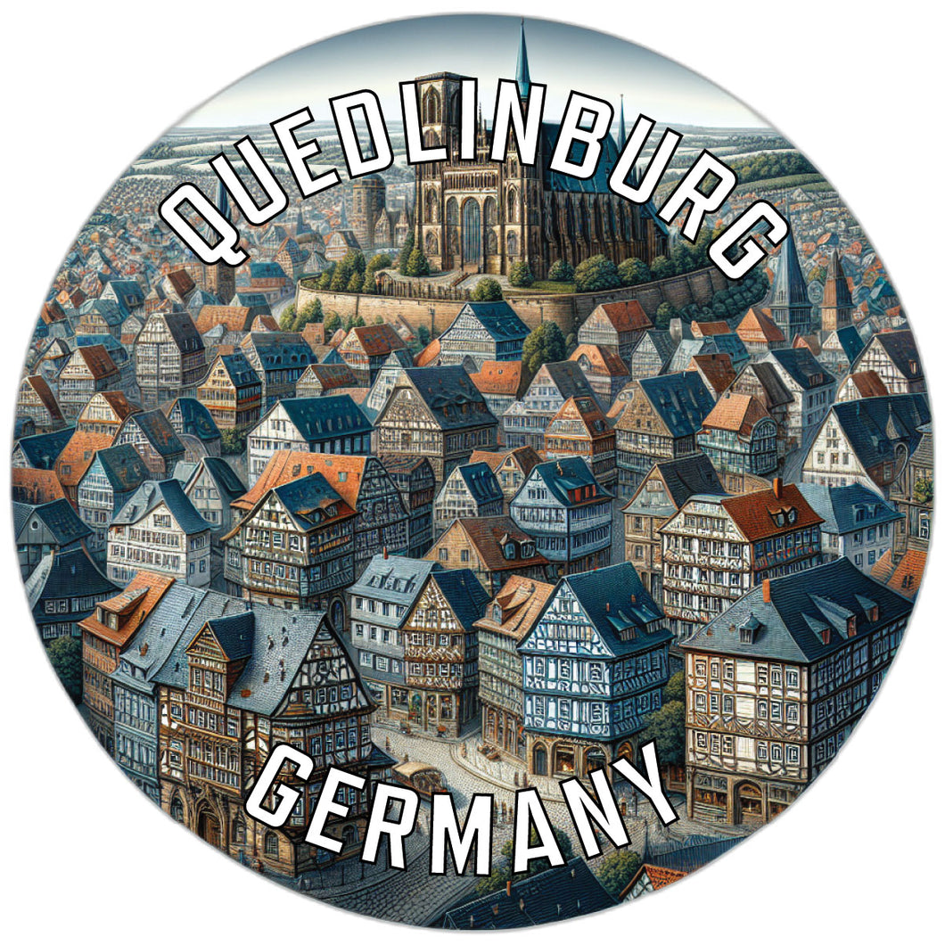 Quedlinburg Germany Souvenir Vinyl Decal Sticker 2-Inch