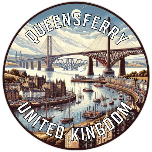 Queensferry United Kingdom Souvenir Vinyl Decal Sticker 2-Inch