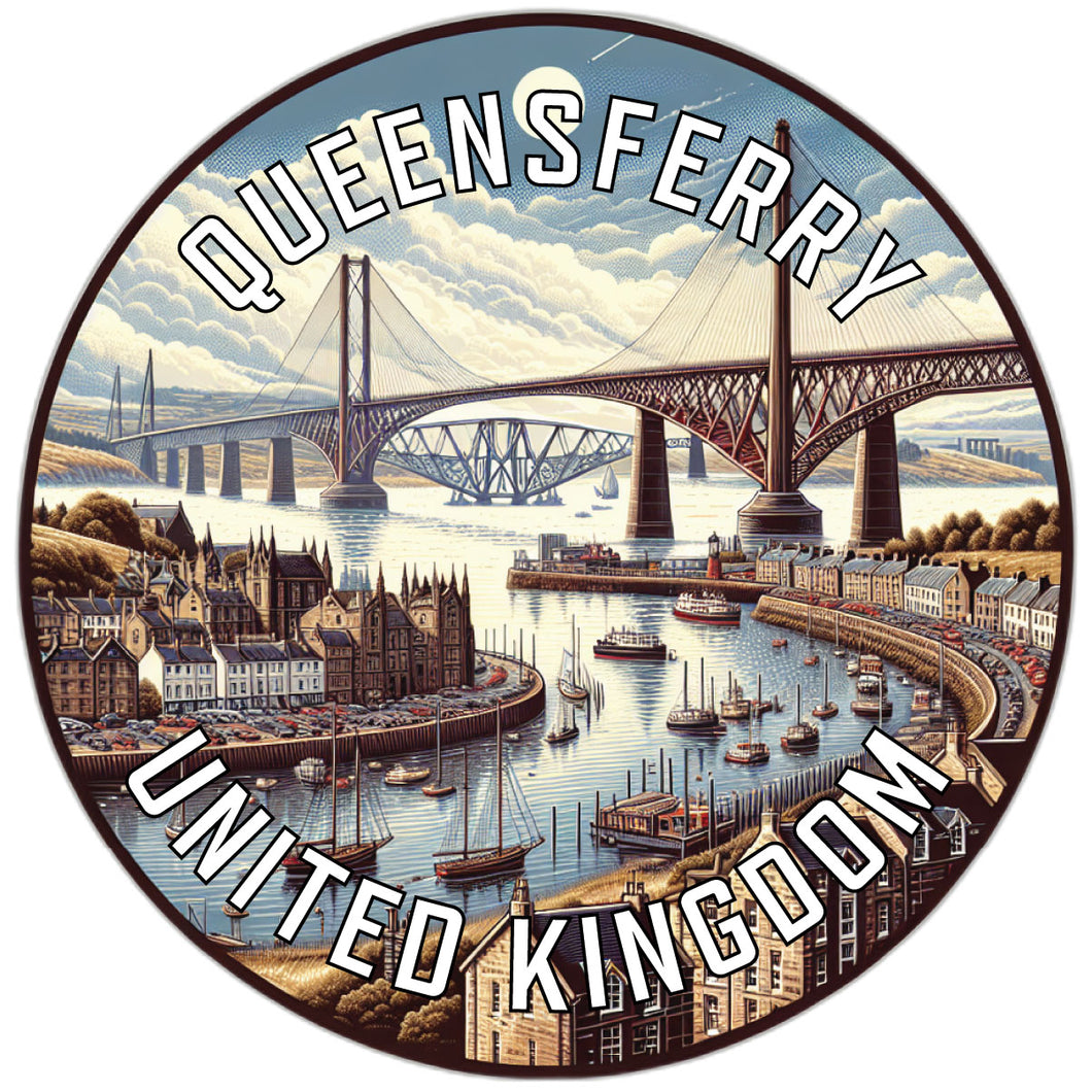 Queensferry United Kingdom Souvenir Vinyl Decal Sticker 2-Inch