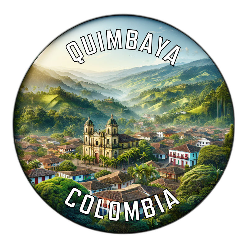 Quimbaya Colombia Souvenir Die Cut Flat Magnet 2-Inch