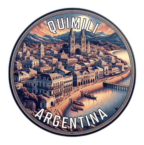 Quimili Argentina Souvenir Die Cut Flat Magnet 2-Inch