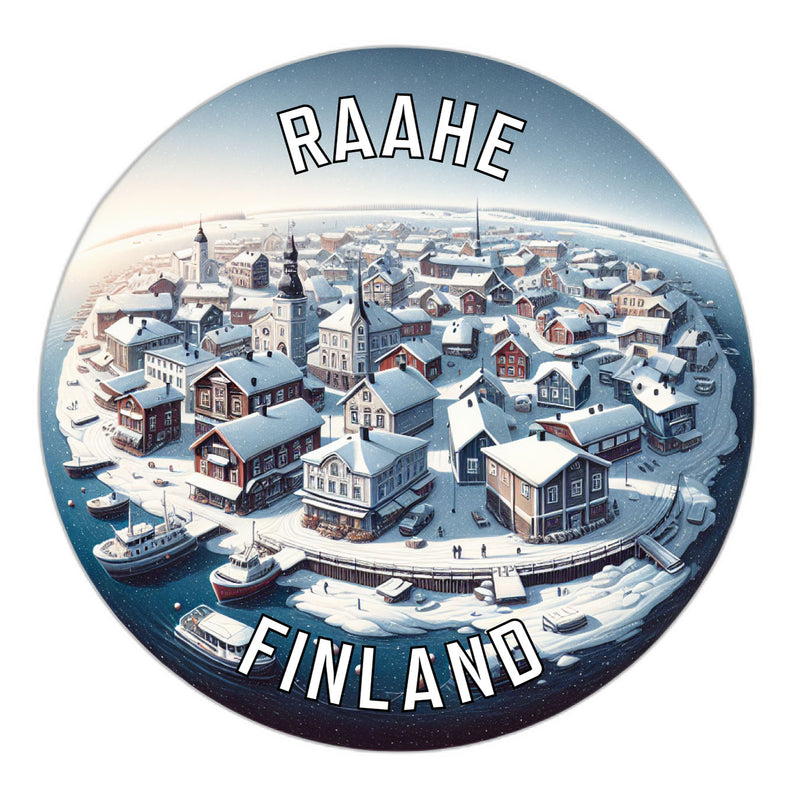 Raahe Finland Souvenir Die Cut Flat Magnet 6-Inch