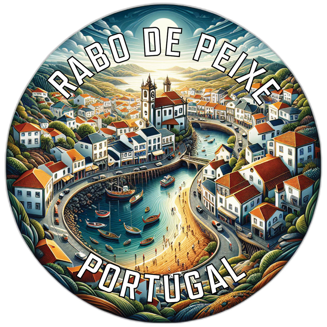 Rabo de Peixe Portugal Souvenir Vinyl Decal Sticker 6-Inch