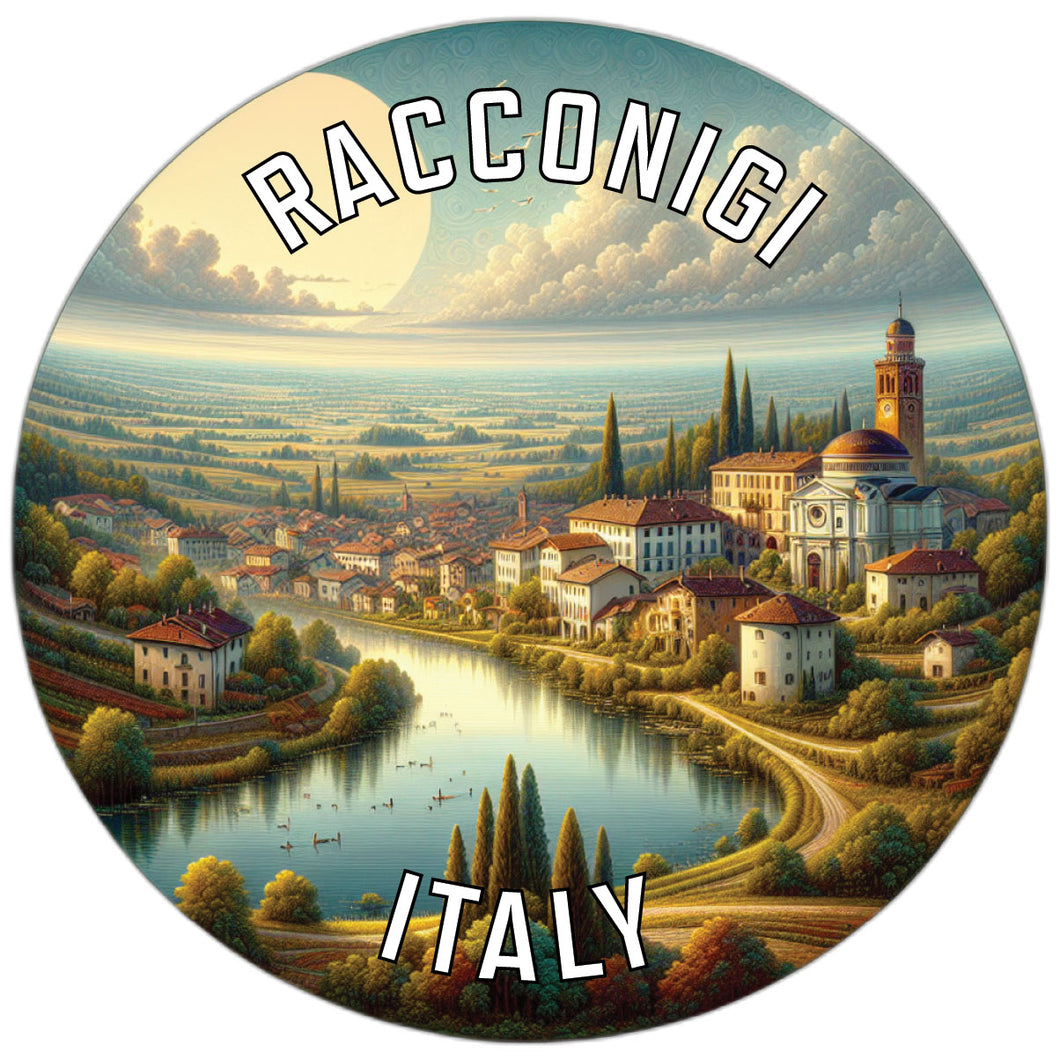 Racconigi Italy Souvenir Vinyl Decal Sticker 2-Inch