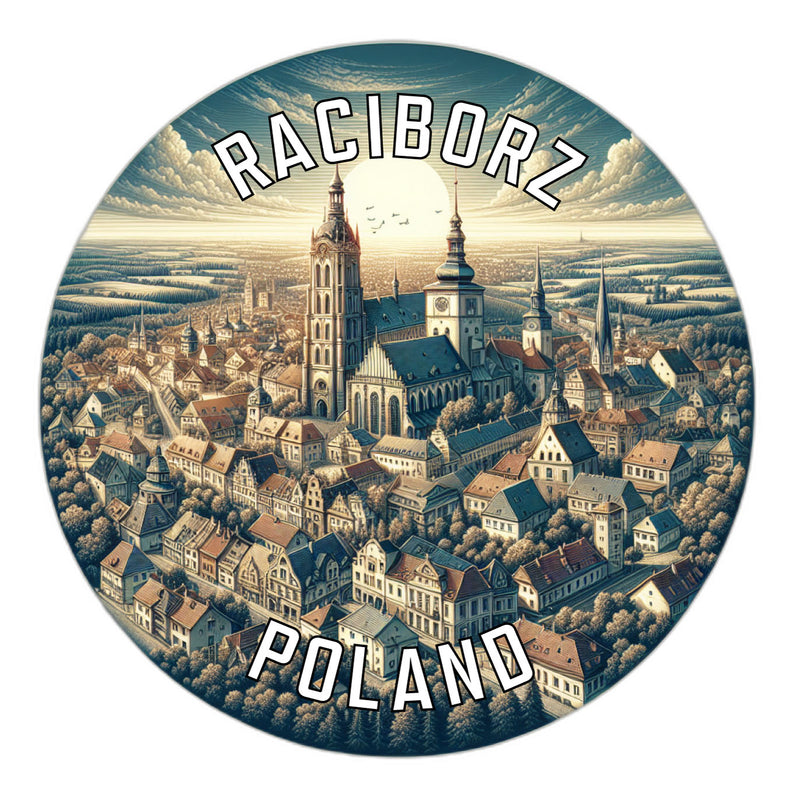 Raciborz Poland Souvenir Vinyl Decal Sticker 2-Inch