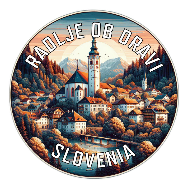 Radlje ob Dravi Slovenia Souvenir Vinyl Decal Sticker 2-Inch