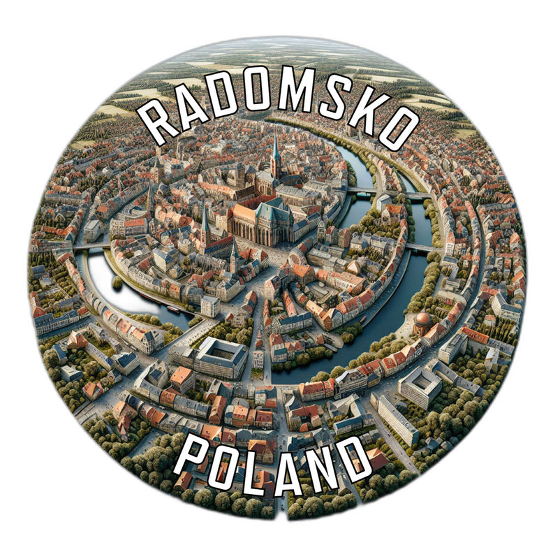 Radomsko Poland Souvenir Vinyl Decal Sticker 6-Inch