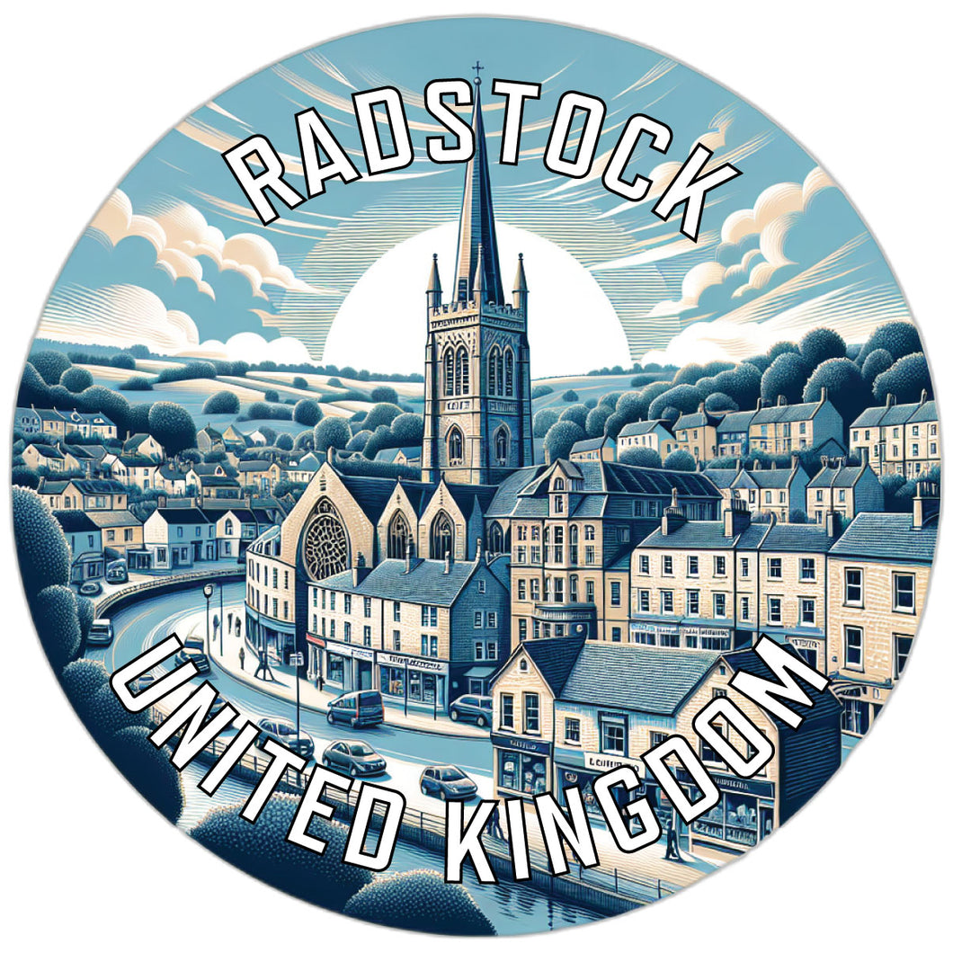 Radstock United Kingdom Souvenir Die Cut Flat Magnet 6-Inch