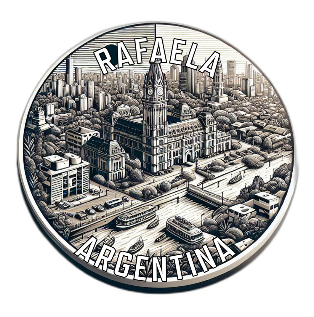 Rafaela Argentina Souvenir Die Cut Flat Magnet 2-Inch