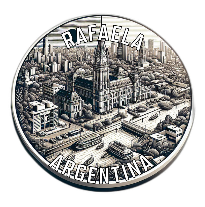Rafaela Argentina Souvenir Die Cut Flat Magnet 2-Inch