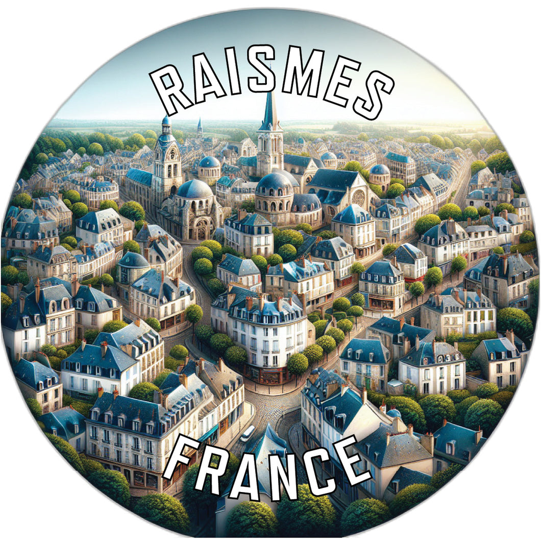 Raismes France Souvenir Vinyl Decal Sticker 2-Inch