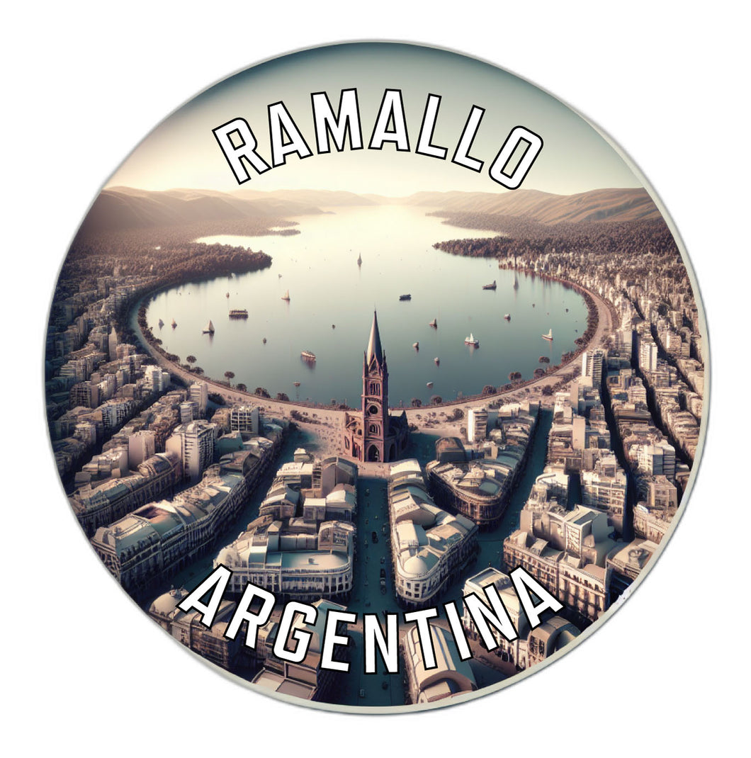 Ramallo Argentina Souvenir Die Cut Flat Magnet 2-Inch