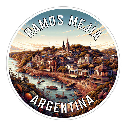 Ramos Mejia Argentina Souvenir Die Cut Flat Magnet 2-Inch