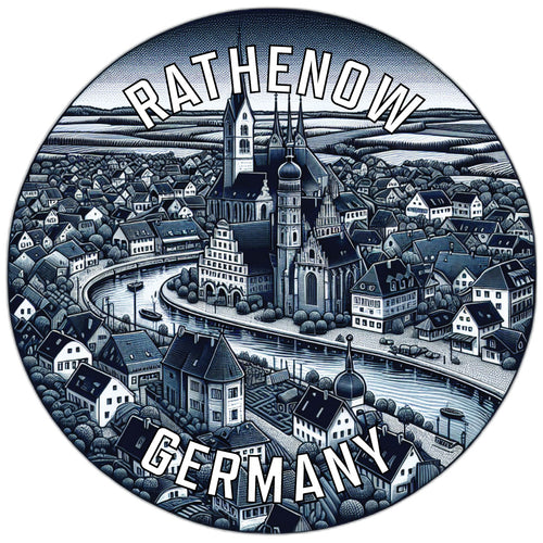 Rathenow Germany Souvenir Vinyl Decal Sticker 2-Inch