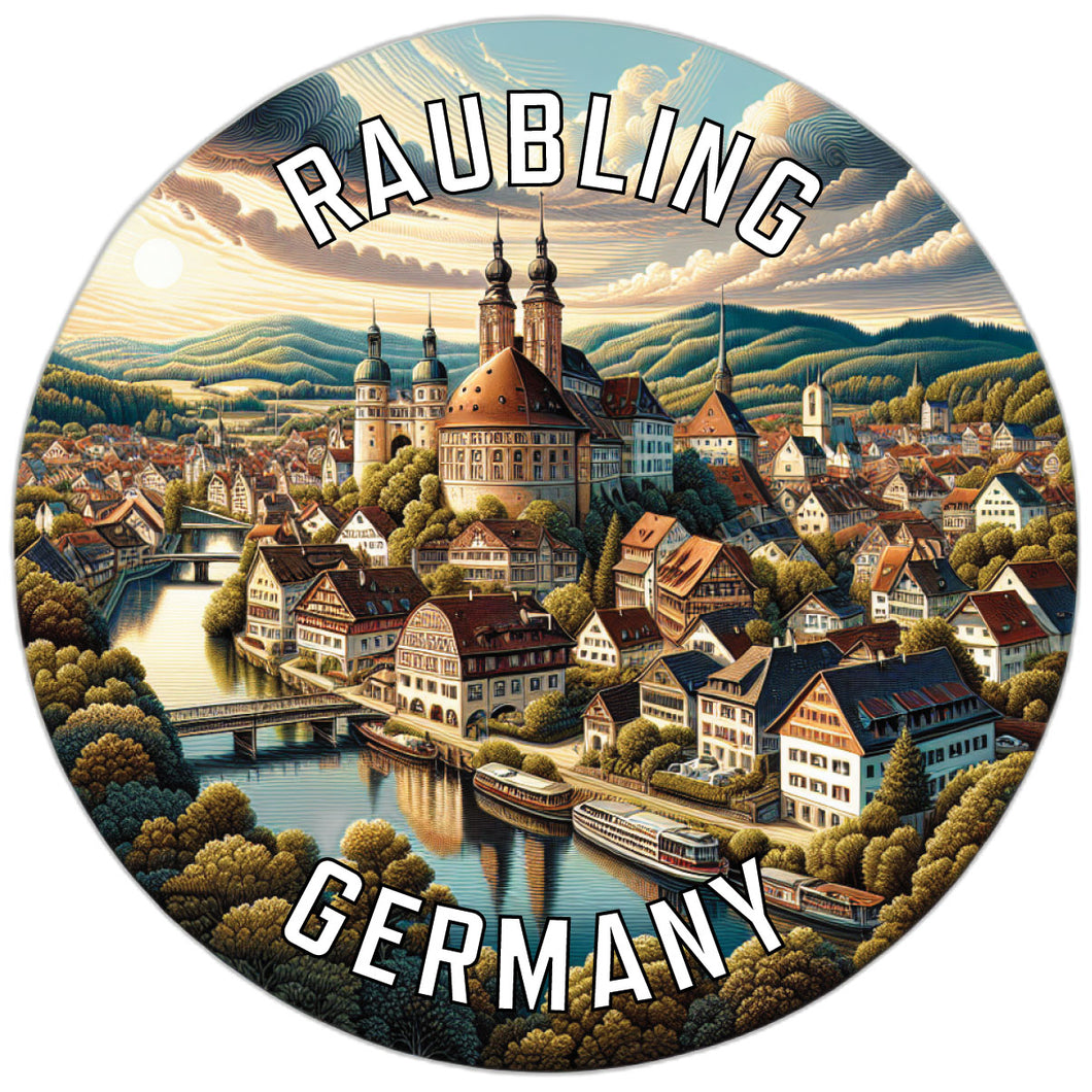 Raubling Germany Souvenir Vinyl Decal Sticker 2-Inch