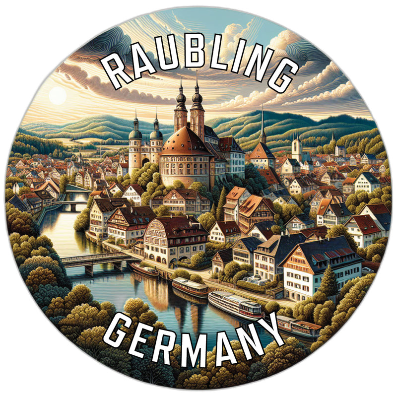 Raubling Germany Souvenir Vinyl Decal Sticker 2-Inch