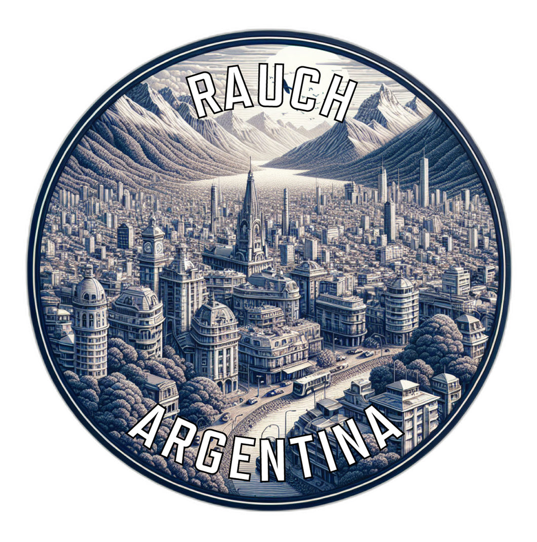 Rauch Argentina Souvenir Die Cut Flat Magnet 6-Inch