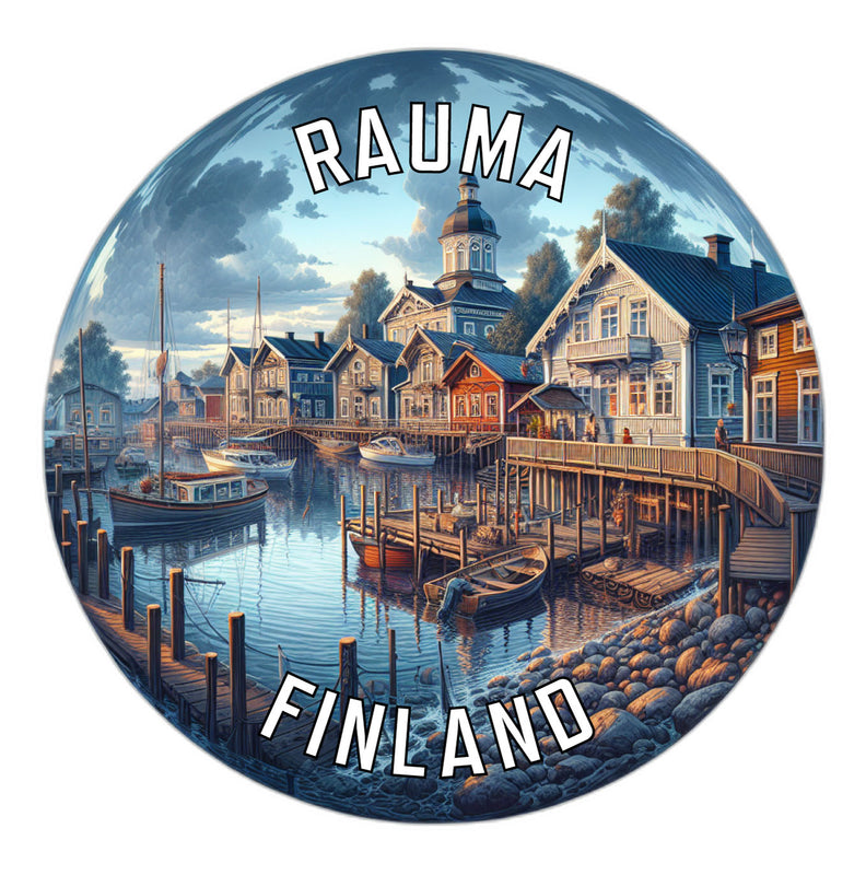 Rauma Finland Souvenir Vinyl Decal Sticker 6-Inch