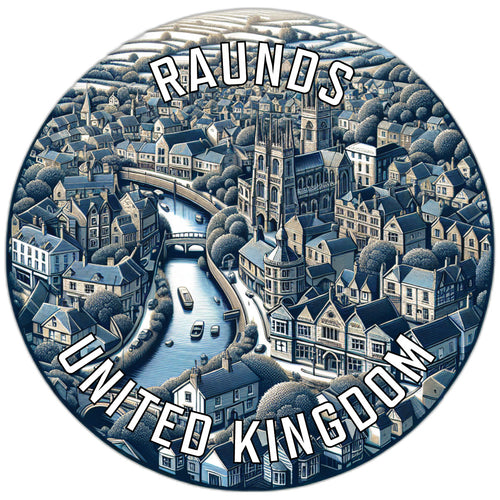 Raunds United Kingdom Souvenir Vinyl Decal Sticker 2-Inch