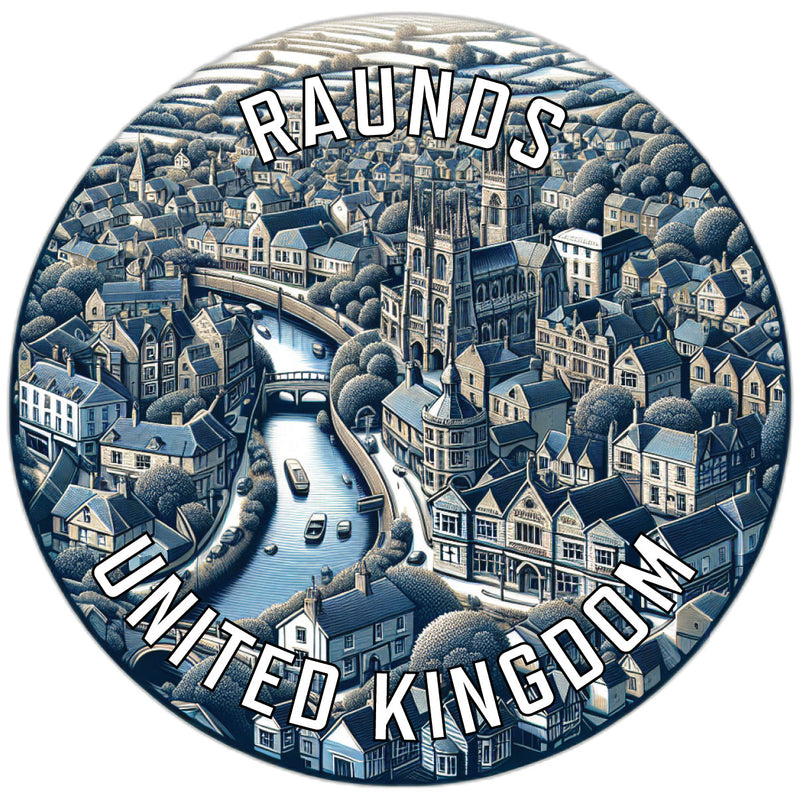 Raunds United Kingdom Souvenir Vinyl Decal Sticker 2-Inch