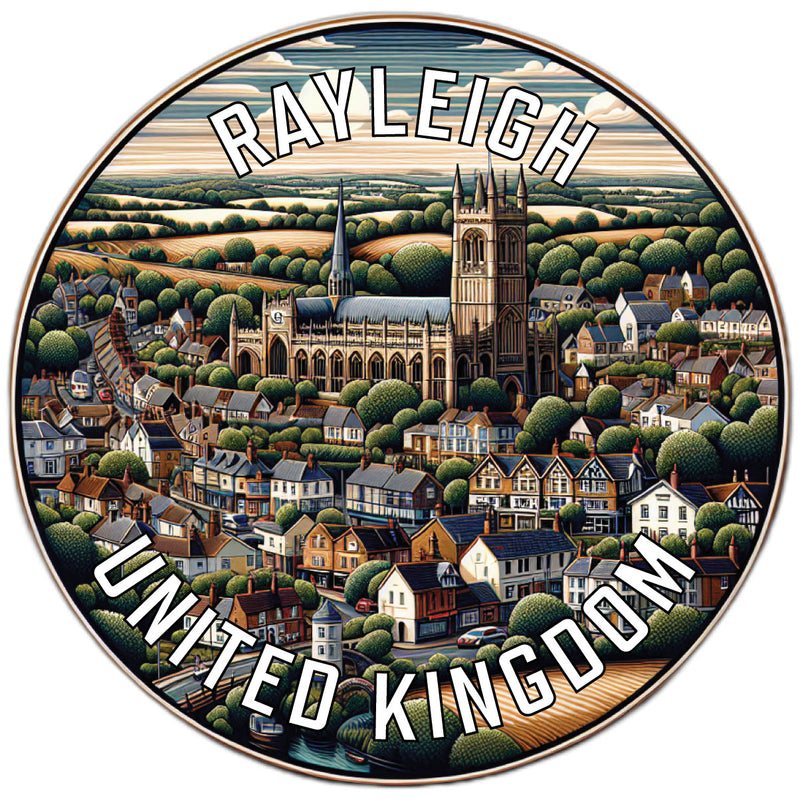 Rayleigh United Kingdom Souvenir Vinyl Decal Sticker 6-Inch