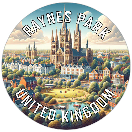 Raynes Park United Kingdom Souvenir Die Cut Flat Magnet 2-Inch
