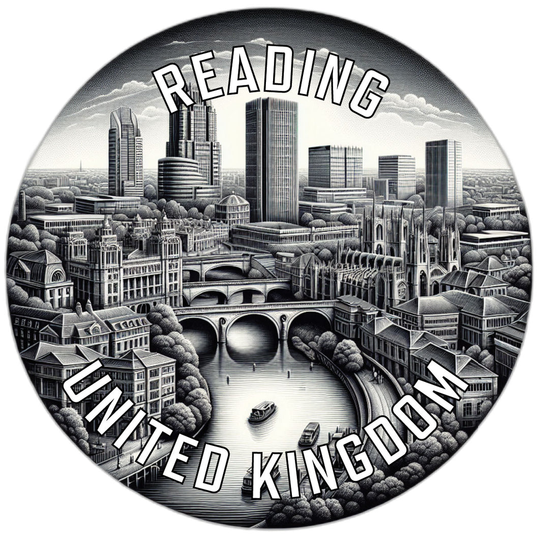 Reading United Kingdom Souvenir Vinyl Decal Sticker 6-Inch