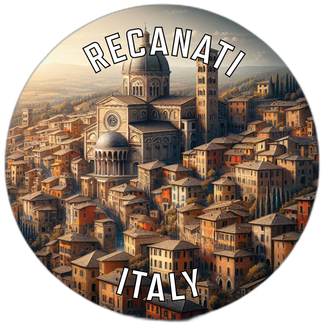 Recanati Italy Souvenir Vinyl Decal Sticker 2-Inch