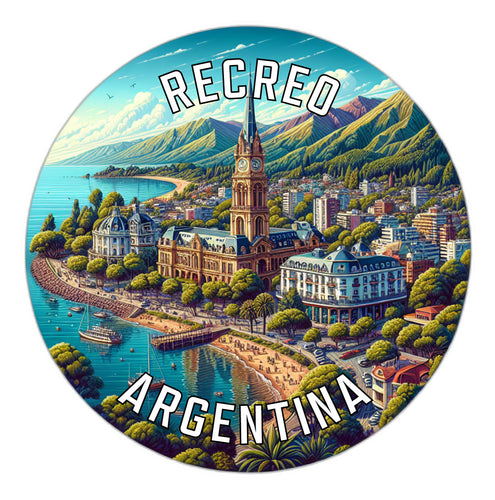 Recreo Argentina Souvenir Die Cut Flat Magnet 6-Inch