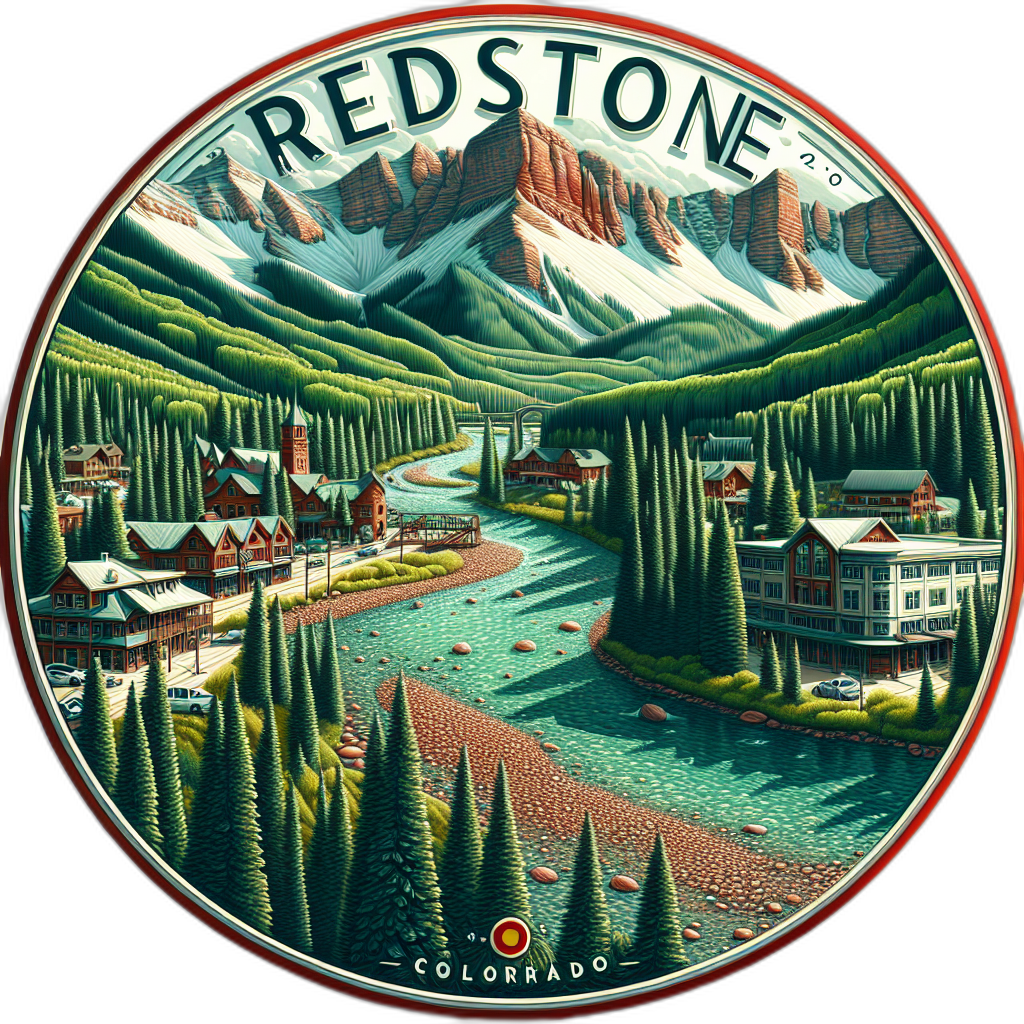 Redstone Colorado Souvenir Die Cut Flat Magnet 2-Inch