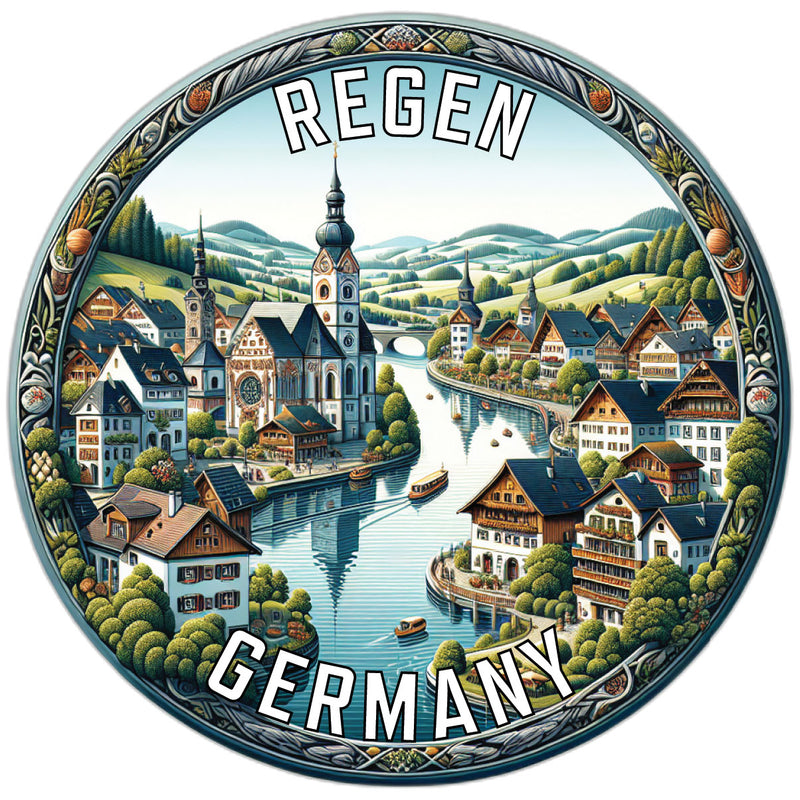 Regen Germany Souvenir Vinyl Decal Sticker 6-Inch